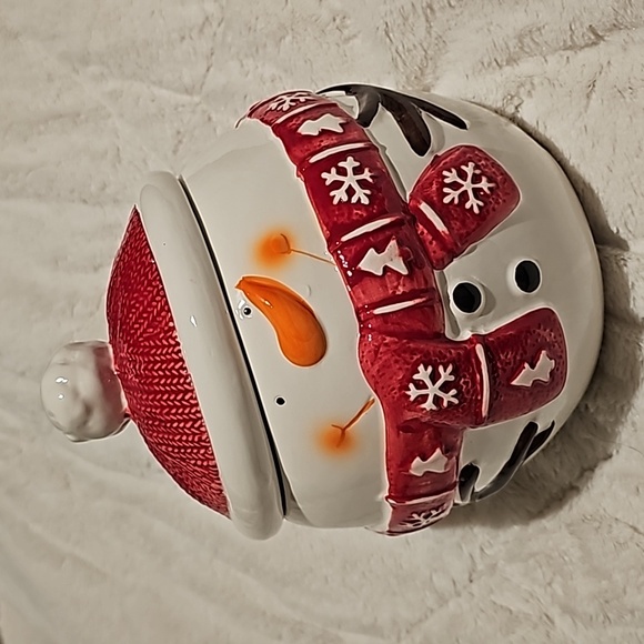 Warm Tidings Other - Warm Tidings Snowman Cookie Jar